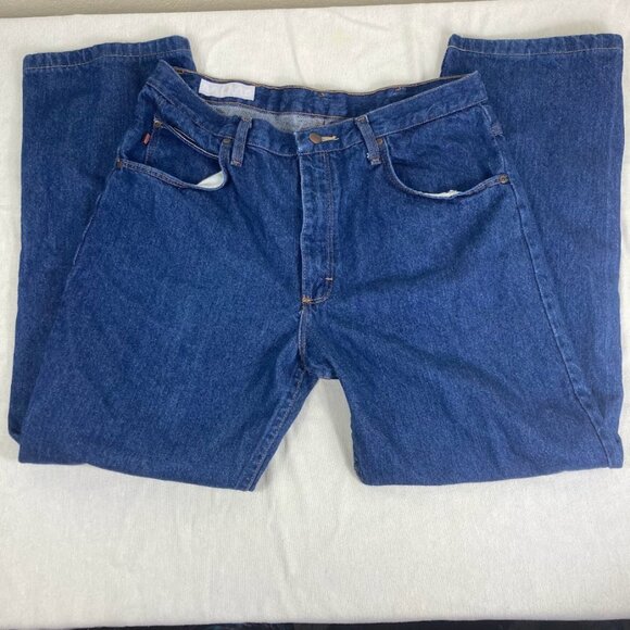 Genuine Red Kap Men’s Blue Denim Jeans 36x32 Workwear Made in Mexico - Picture 4 of 7